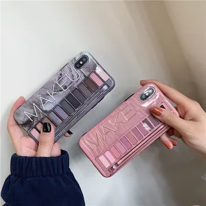 Eye Shadow Pattern TPU Silicone Case iPhone 6 6S 8 X XS XR Max
