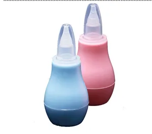 Image of Silicone Newborn Baby Children Nose Aspirator Toddler Nose Cleaner Infant Snot Vacuum Sucker Soft Tip Cleaner Baby Care Products