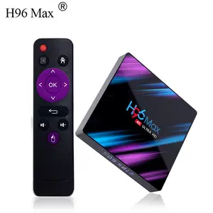 Factory price smart tv box H96  MAX android 9.0 set top box 4gb/32gb RK3328 for IPTV