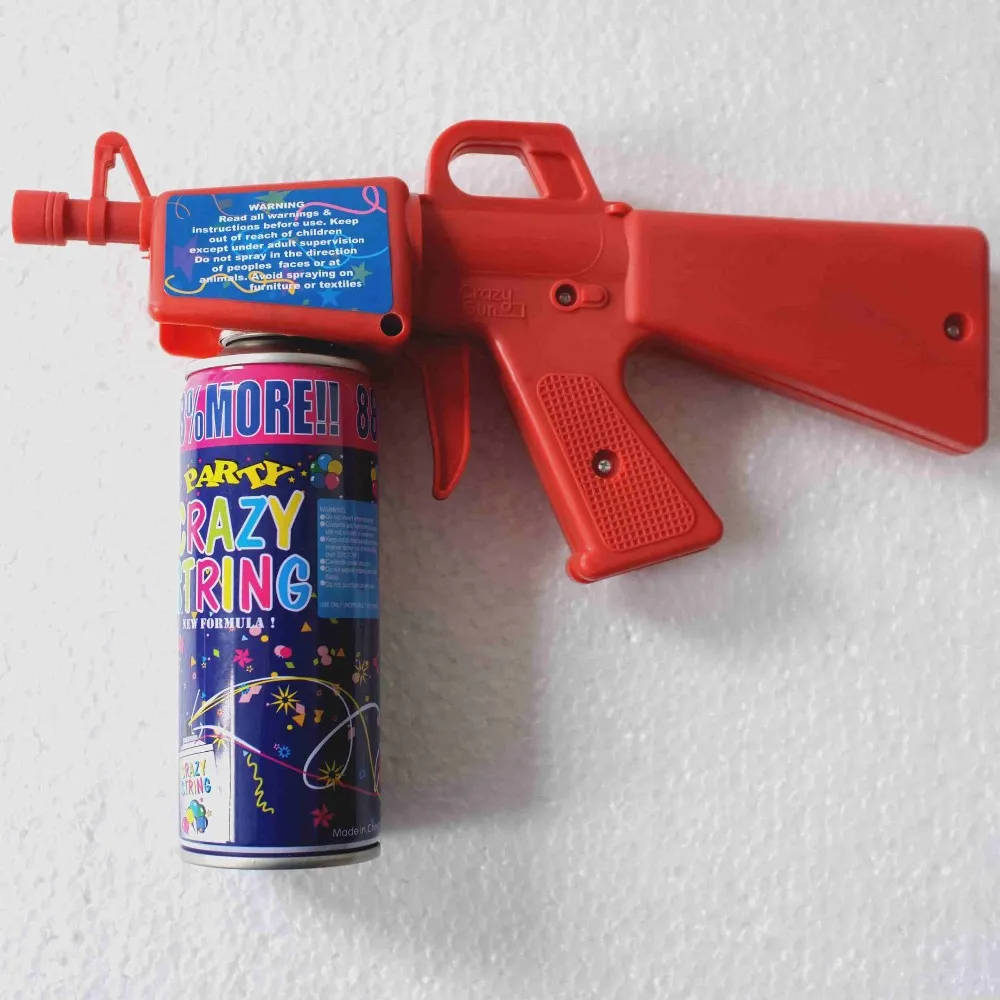 Best Selling Party String Toygun Silly Crazy Party Spray String Gun