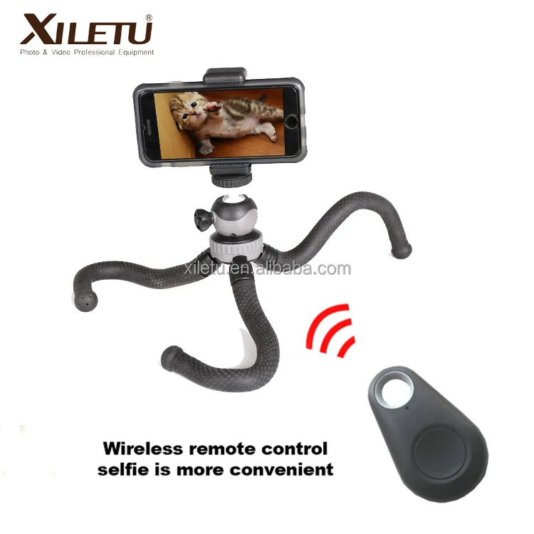 

RM30A Remote Shutter Flexible Octopus Camera Phone Tripod Stand Octopus For DSLR Camera, Colors