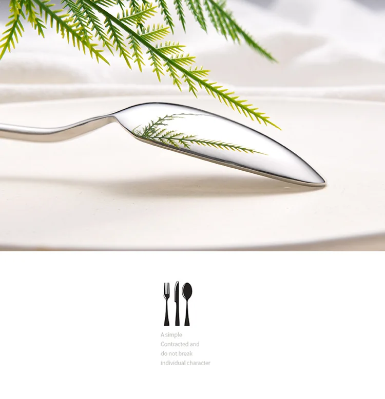 Restaurant Decoration Main Dinner Knife Fork Spoon Royal Stainless Steel Cutlery Set