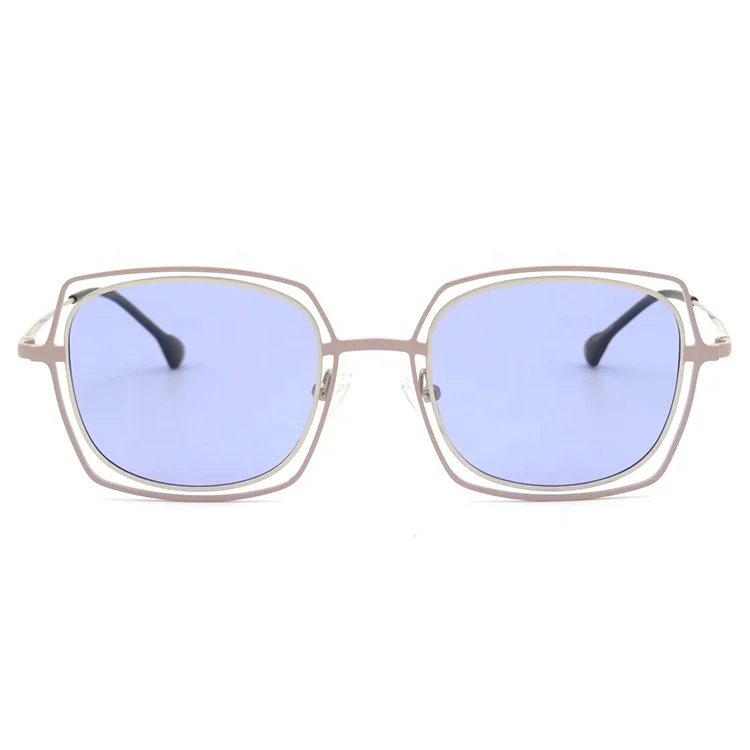 

U-Top Double Rim Metal Polarized Night Vision Glasses Sunglasses For Girl Women YT-LKS-1015.C4