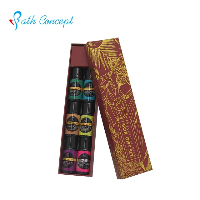 

2019 New Arrival Promotion Flower Essential Oil/body massage oil set, Colorless