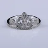 especial bling jewelry women's cz ring micro paved 925 sterling silver ring