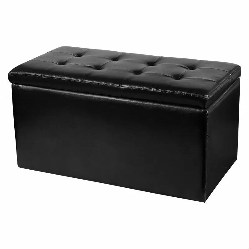Bench Modern Living Room With Storage And 2 Stools In Flexible Pu