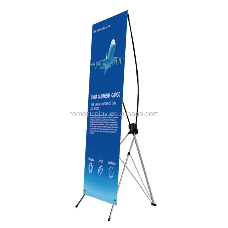 New X Banner Design X Stand Model Flex Banner Stand For Garment