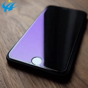 2.5d anti blue light wholesale upgrade hi-tech invisible antishcok tempered glass screen protector for iphone 6 7 8
