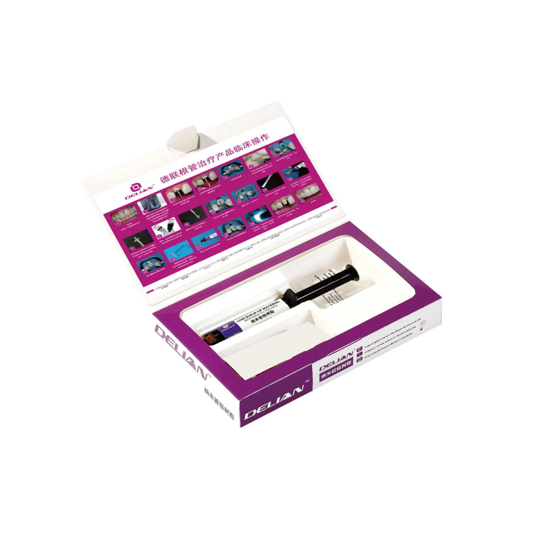 Delian Core Buildup Material With Nano Technology Dual Curing Dental