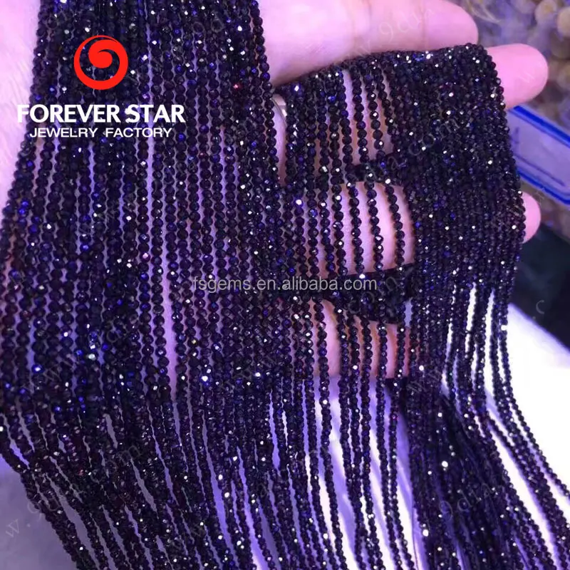 

Faceted Black Spinel Stone Beads Wholesale Spinel Small Beads 3mm Black Beads