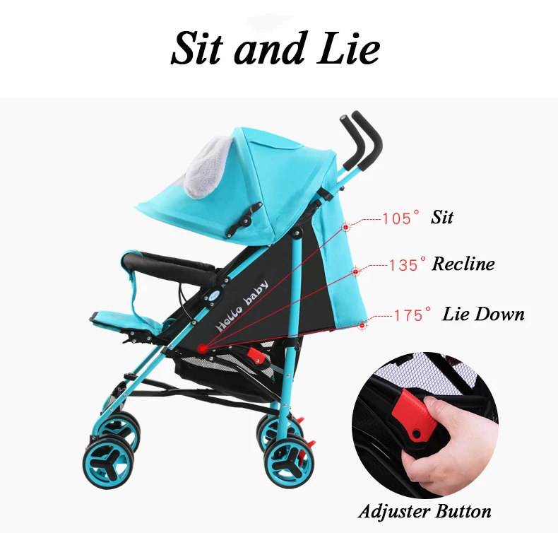 5 point umbrella stroller