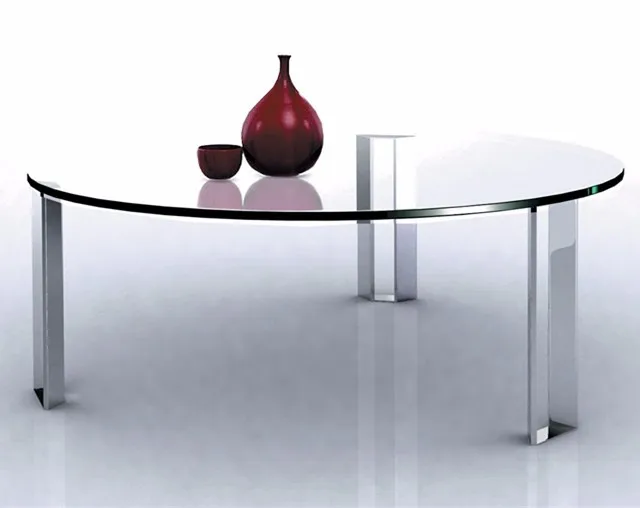 high quality modern tempered glass table