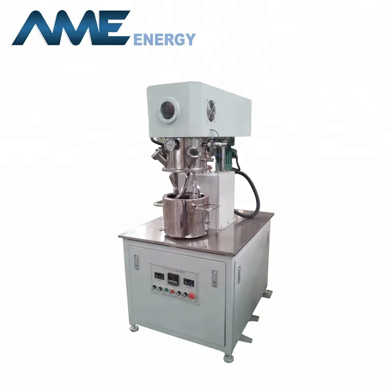 5L Lab Lithium Battery Slurry Stirrer Planetary Vacuum Mixer with Vacuum  Pump