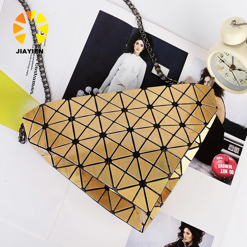 geometric triangle bag