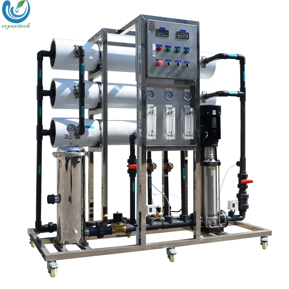 RO water treatment system 3000L/H(3T/H) with Vontron RO membrane for medical water/RO plant