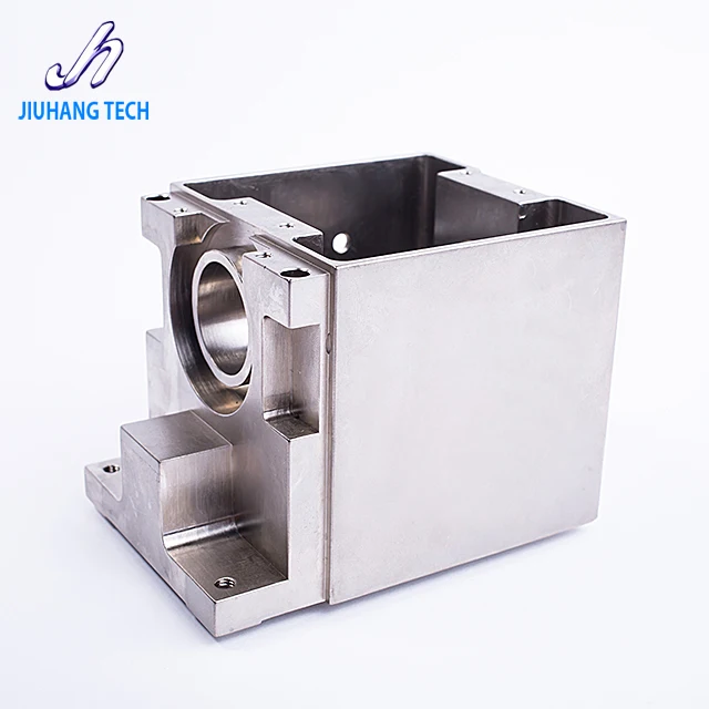 High precision aluminum box 5 axis CNC machining parts with hard anodized