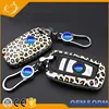New style leopard print carbon fibre ABS car key case cover holder for 5 7 Series F10 F01 A6L A4L Q5 A8L A7 S7 S8
