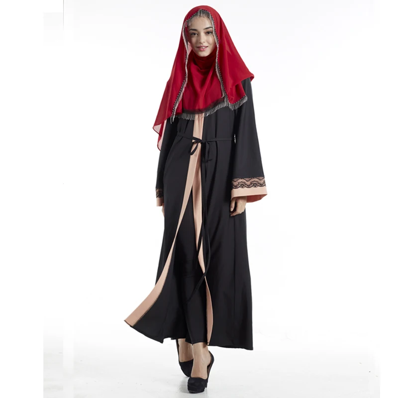 

Women New Sexy Nighty Design Front Open Abaya For Young Lady, 1 color