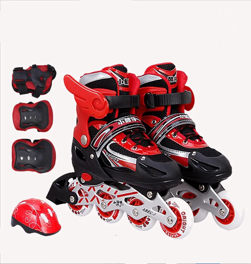 in stock inline skates childrens roller skates suit with pvc