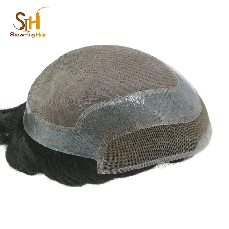 

Factory Supply New Ancora Human Hair Men Toupee In Stock