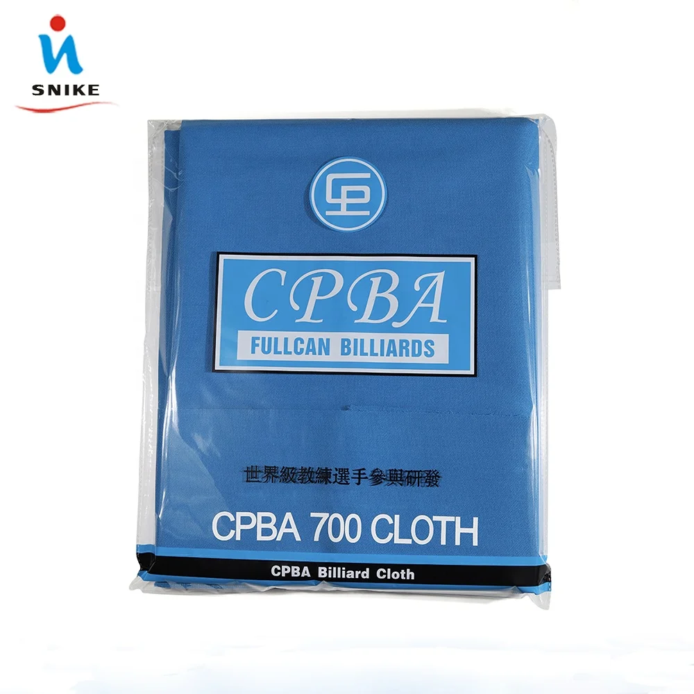 

Wholesale billiard accessories Good quality CPBA 700 pool billiard cloth, Blue,green,red available