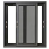 Best price aluminum window office interior sliding windows with mosquito nets