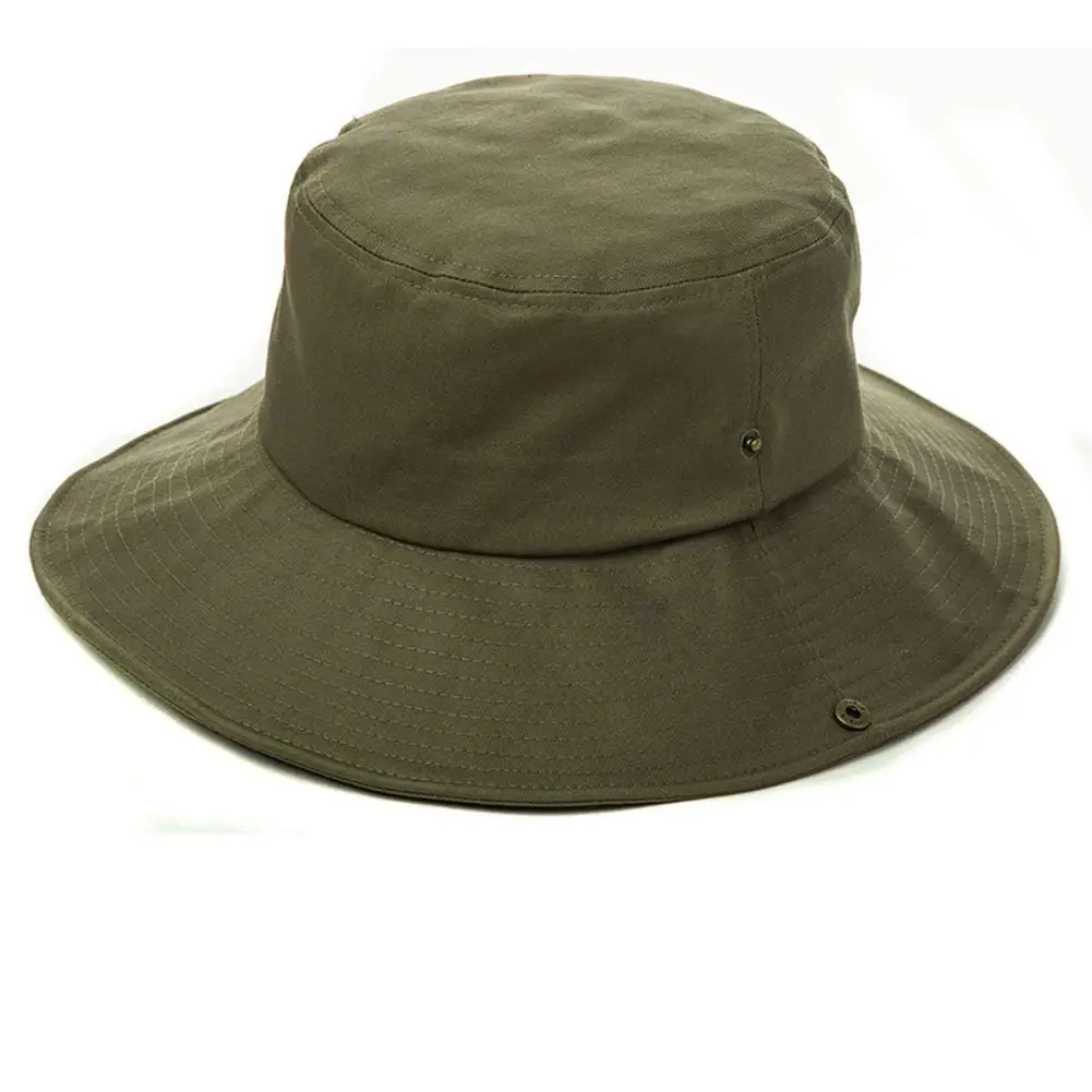 men's hat / sunscreen Sunhat/Outdoor mens hats/Big bucket Hat/anti-ultraviolet-proof hats/SPF Sun hats