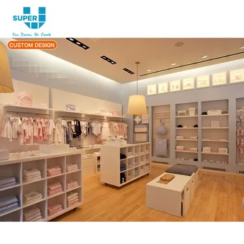 Child Clothing Display Cabinets Retailers Shop Decoration Display