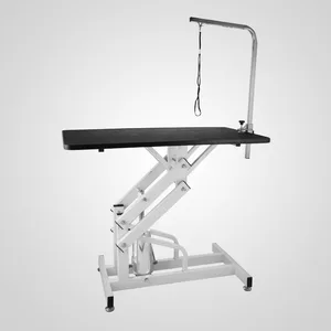 Image of Dog Grooming Table Z-Lift Hydraulic Grooming Table 42.5 x 23.6 Inch Adjustable Pet Table Grooming with 220 LBS Weight Capacity