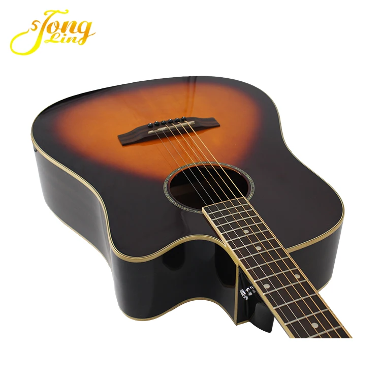 Best Solid Cedar Top Ebony Back Side Custom All Solid Wood Acoustic