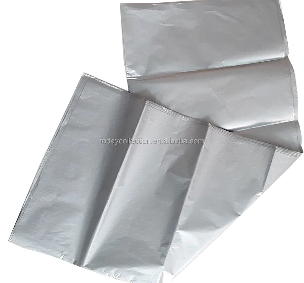 
Silver color tissue paper 