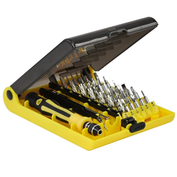 45 en 1 précision Torx Tournevis Set De Réparation Pince à épiler Téléphone Portable Outils Kit S