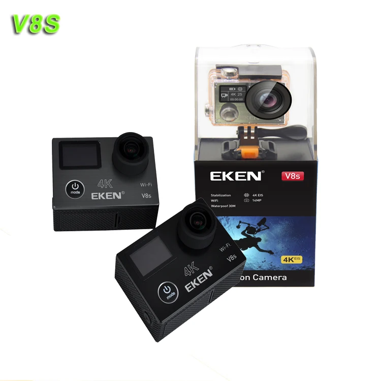 

Factory original EKEN V8S action camera Waterproof wifi ultra hd 4k action camera sport dv