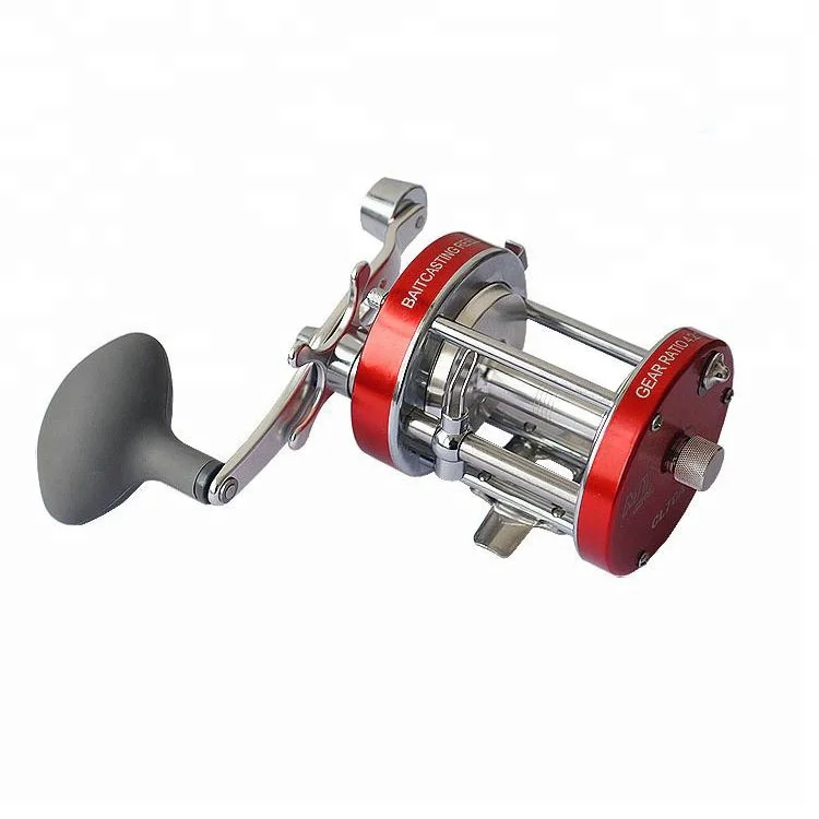 

New Product -CL90 Metal Right and Left Handle Trolling Fishing Reel for Big Game Saltwater Fishing, Blue;red;gold and silvery