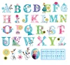 New Developed Animal Alphabet Baby Nursery Peel andStick Wall Art Sticker Decals