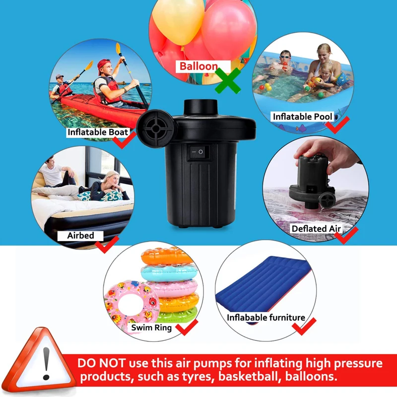 Ningbo Xg668a Two Way Electric Air Pump Multifunction Inflator Buy Two Way Electric Air Pump