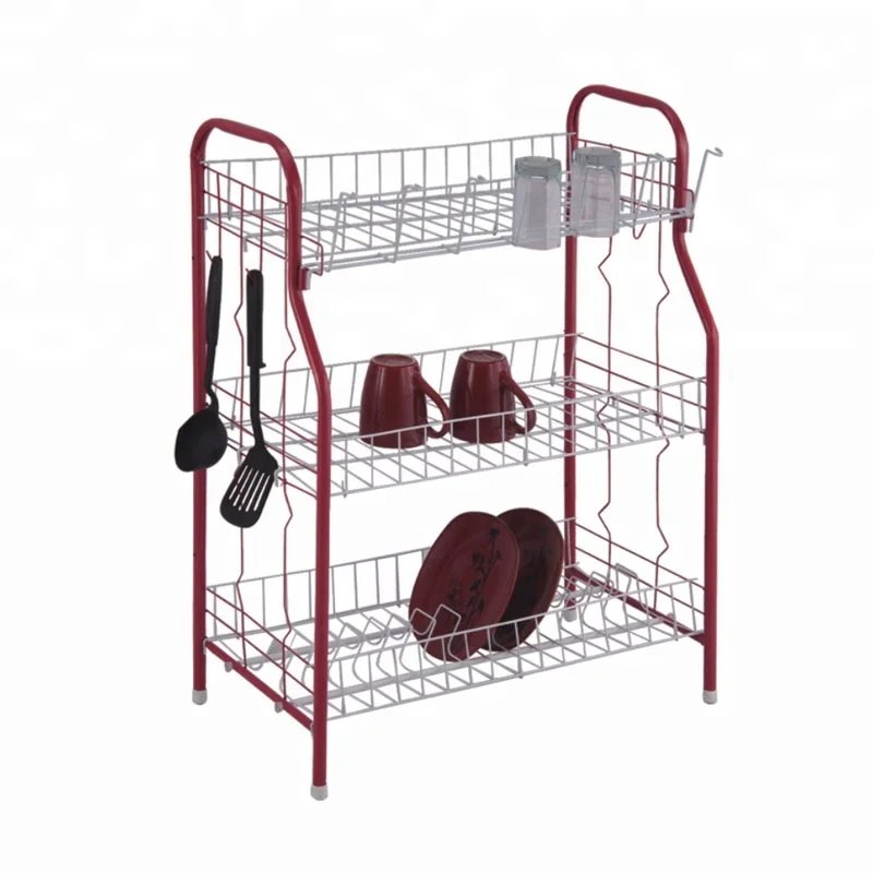 Cheap 3 Tier Kitchen Metal Dishes Racks Holder Stand For Zambia Buy Kitchen Dish Holder Stand
