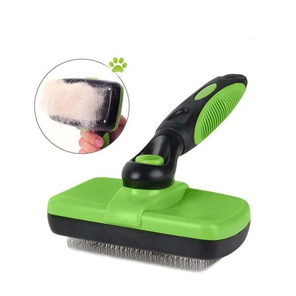 

Deshedding Hair Remover Self Cleaning Slicker Pet Grooming Brush