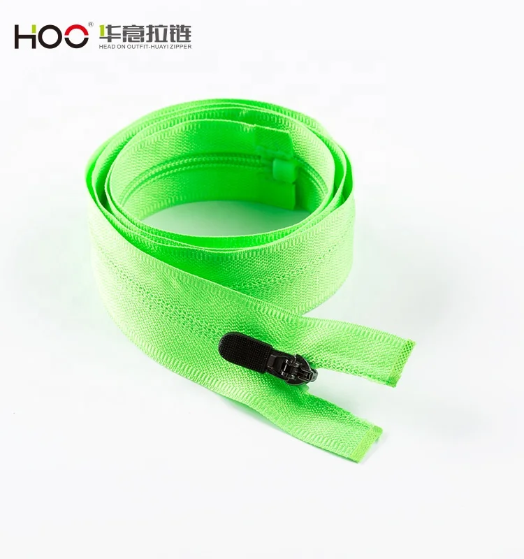 

HOO YG slider nylon zipper Wholesale invisible Custom fashion zips Multi-color 3#,5#,7#