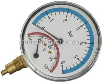 pressure temperature gauge