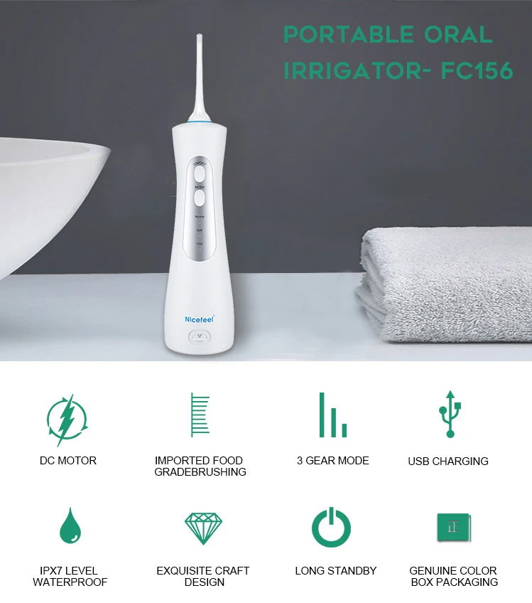 Newest rechargeable electric floss pick dental water flosser