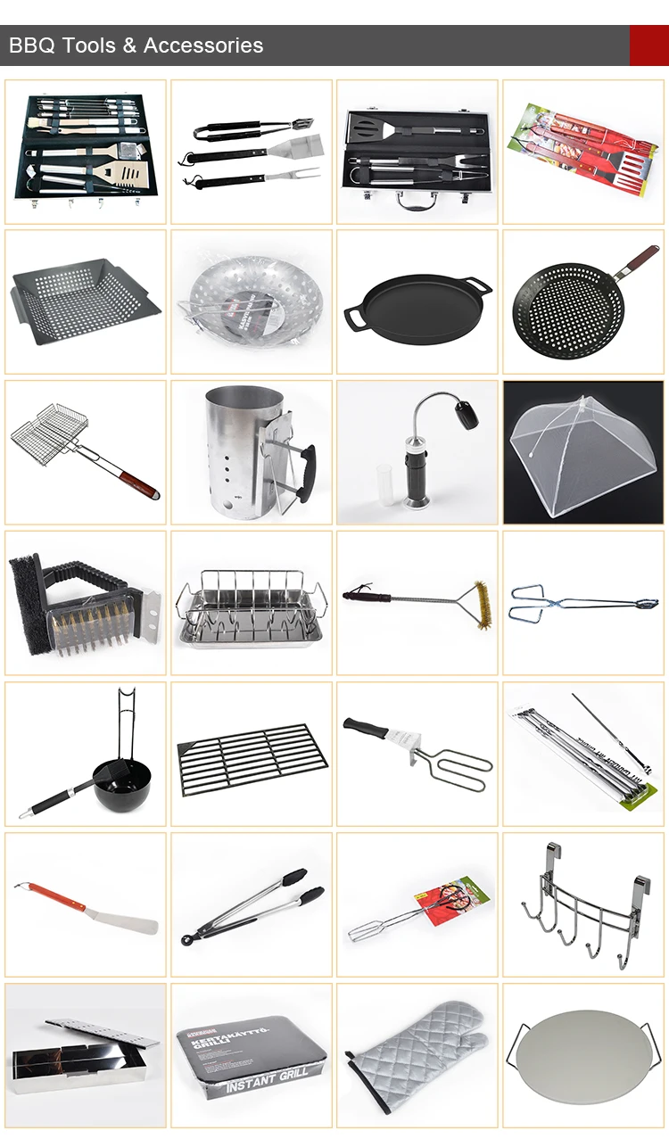 Stainless Steel Barbecue Grill Tools Bbq Utensil Set Buy Stainless