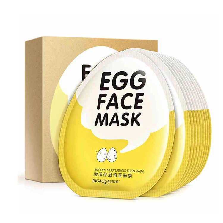 

BIOAQUA smooth nourishing moisturizing egg face mask for skin care