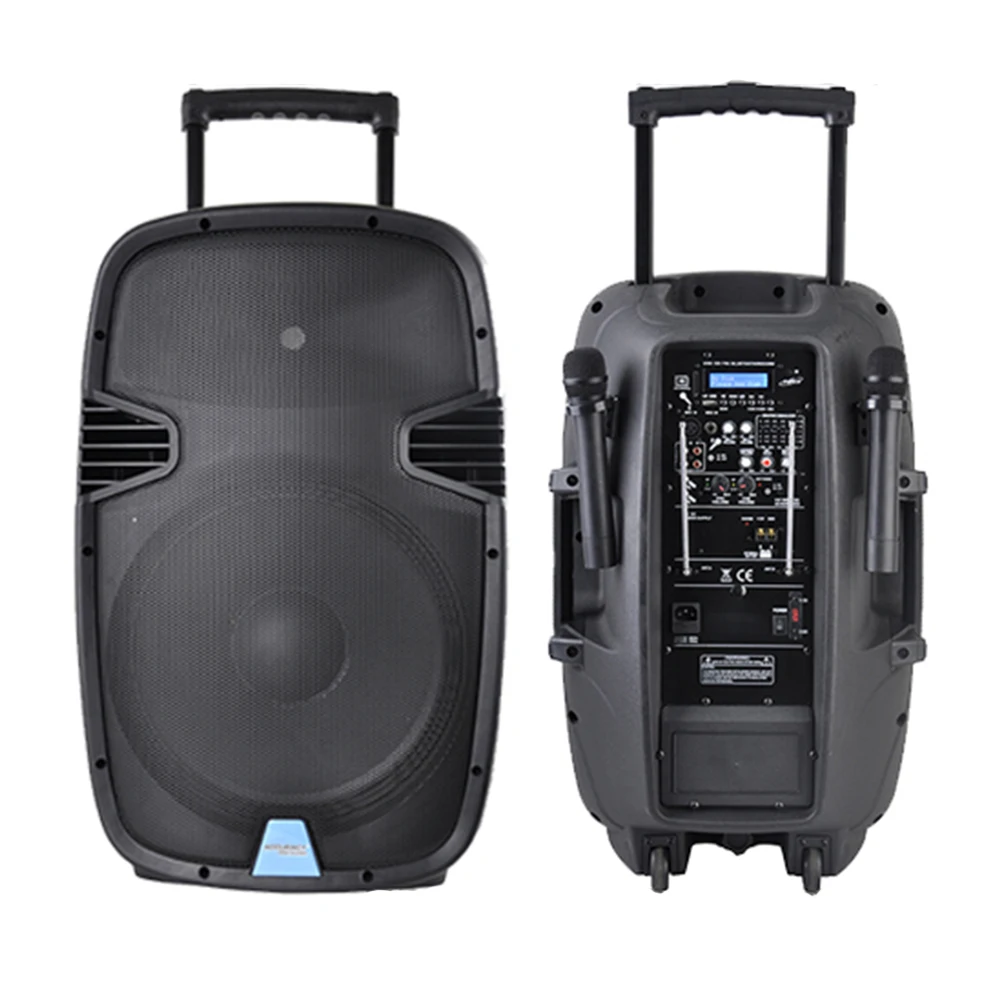 

Accuracy Pro Audio PML15AMFQ-V2BP-BT 15 Inch 100W Powered Speaker Recharged Wireless Amplifier Microphone Speaker