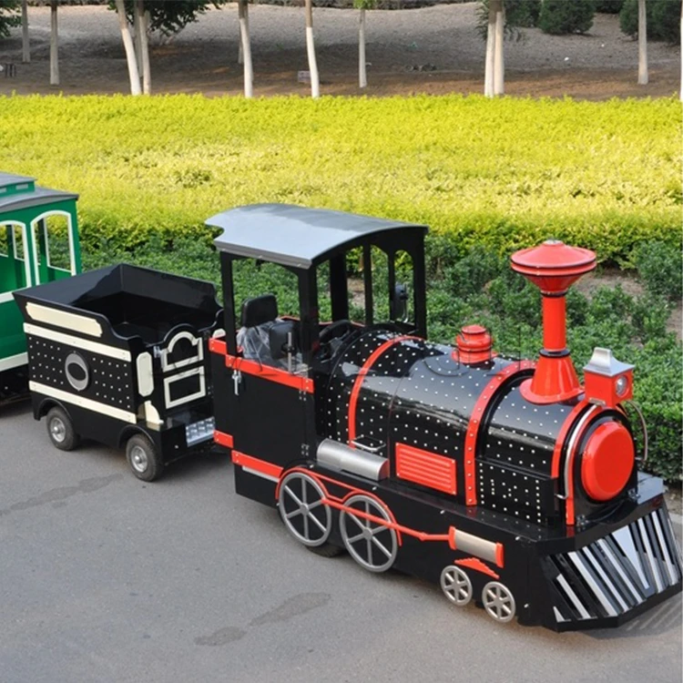 Small Electric Amusement Park Used Trackless Train For Sale Buy Small