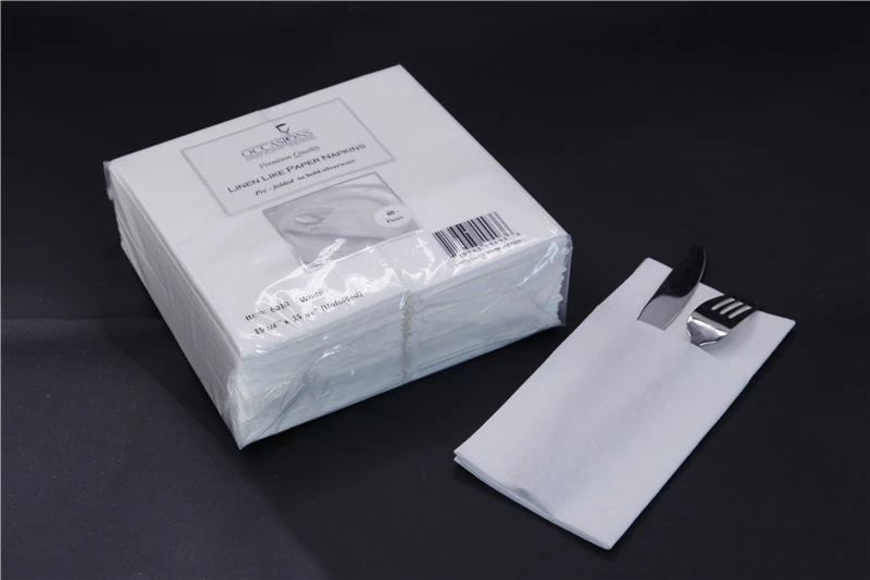 Eco-Friendly 40x40cm Virgin Pulp Dinner Napkin