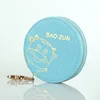 2019 New Style Hot Sell Small Round Shape PU Coin Bag, Custom Printed Unique Cute Mini Leather Animal Coin Purse+