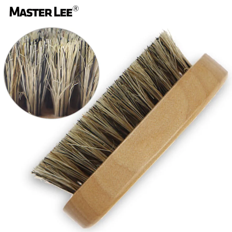 

Masterlee custom logo natural Wood comb beard comb mini wave brushes for men, Customised