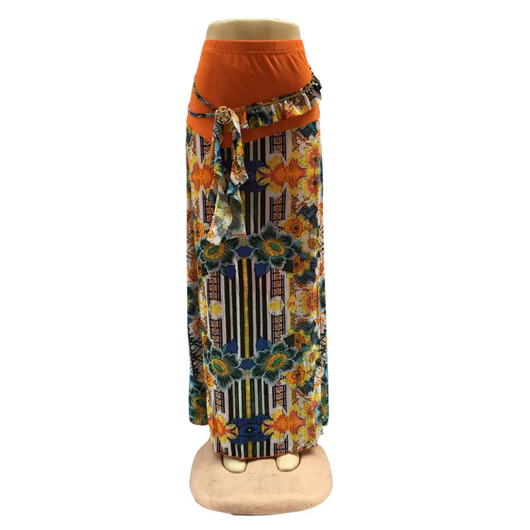 

2018 Latest Design Long Maxi Skirt Batika Clothing Women Wholesale, 3 colors
