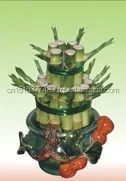 
Factory price S2 S3 L3 small size indoor live nature ornamental plants dracaena sanderiana layer tower lucky bamboo 